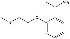 N-{2-[2-(1-aminoethyl)phenoxy]ethyl}-N,N-dimethylamine Struktur