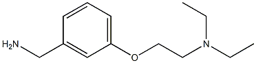 N-{2-[3-(aminomethyl)phenoxy]ethyl}-N,N-diethylamine Struktur