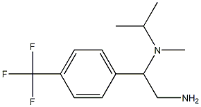 N-{2-amino-1-[4-(trifluoromethyl)phenyl]ethyl}-N-isopropyl-N-methylamine Struktur