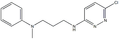 N-{3-[(6-chloropyridazin-3-yl)amino]propyl}-N-methylaniline Struktur