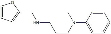 N-{3-[(furan-2-ylmethyl)amino]propyl}-N-methylaniline Struktur