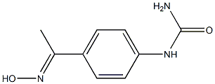 N-{4-[(1E)-N-hydroxyethanimidoyl]phenyl}urea Struktur