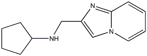 N-{imidazo[1,2-a]pyridin-2-ylmethyl}cyclopentanamine Struktur