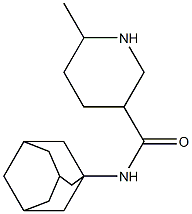 N-1-adamantyl-6-methylpiperidine-3-carboxamide Struktur