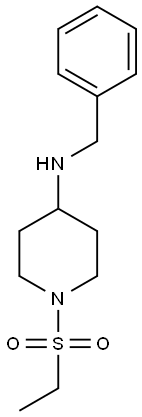 N-benzyl-1-(ethanesulfonyl)piperidin-4-amine Struktur