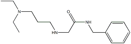 N-benzyl-2-{[3-(diethylamino)propyl]amino}acetamide Struktur