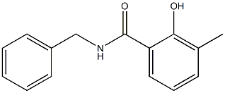 N-benzyl-2-hydroxy-3-methylbenzamide Struktur