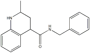 N-benzyl-2-methyl-1,2,3,4-tetrahydroquinoline-4-carboxamide Struktur