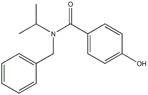 N-benzyl-4-hydroxy-N-(propan-2-yl)benzamide Struktur