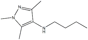 N-butyl-1,3,5-trimethyl-1H-pyrazol-4-amine Struktur