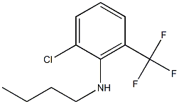 N-butyl-2-chloro-6-(trifluoromethyl)aniline Struktur