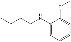 N-butyl-2-methoxyaniline Struktur