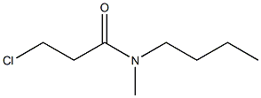 N-butyl-3-chloro-N-methylpropanamide Struktur