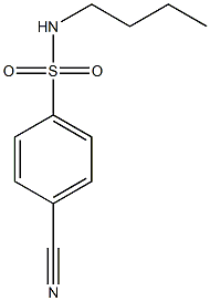 N-butyl-4-cyanobenzenesulfonamide Struktur