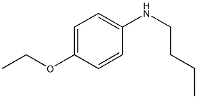 N-butyl-4-ethoxyaniline Struktur