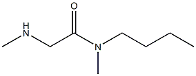 N-butyl-N-methyl-2-(methylamino)acetamide Struktur