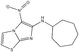 N-cycloheptyl-5-nitroimidazo[2,1-b][1,3]thiazol-6-amine Struktur