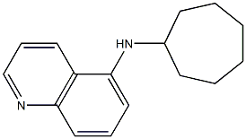 N-cycloheptylquinolin-5-amine Struktur