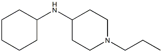 N-cyclohexyl-1-propylpiperidin-4-amine Struktur