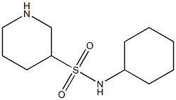 N-cyclohexylpiperidine-3-sulfonamide Struktur