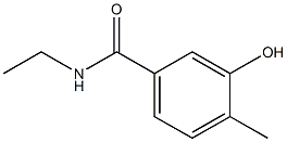 N-ethyl-3-hydroxy-4-methylbenzamide Struktur