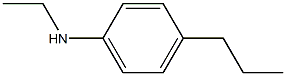 N-ethyl-4-propylaniline Struktur