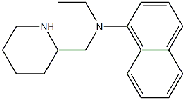 N-ethyl-N-(piperidin-2-ylmethyl)naphthalen-1-amine Struktur