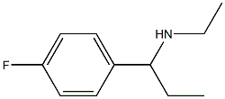 N-ethyl-N-[1-(4-fluorophenyl)propyl]amine Struktur