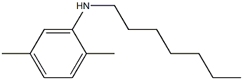 N-heptyl-2,5-dimethylaniline Struktur