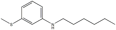 N-hexyl-3-(methylsulfanyl)aniline Struktur