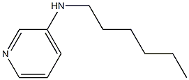 N-hexylpyridin-3-amine Struktur