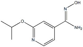 N'-hydroxy-2-isopropoxypyridine-4-carboximidamide Struktur