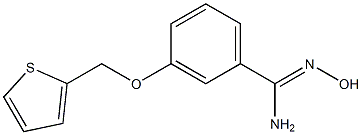 N'-hydroxy-3-(thien-2-ylmethoxy)benzenecarboximidamide Struktur