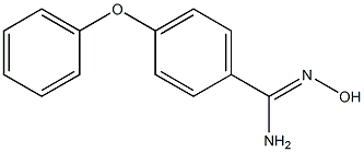 N'-hydroxy-4-phenoxybenzene-1-carboximidamide Struktur