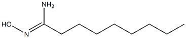 N'-hydroxynonanimidamide Struktur