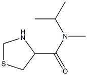 N-isopropyl-N-methyl-1,3-thiazolidine-4-carboxamide Struktur