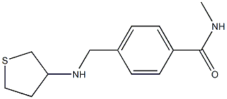 N-methyl-4-[(thiolan-3-ylamino)methyl]benzamide Struktur