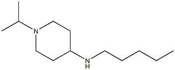 N-pentyl-1-(propan-2-yl)piperidin-4-amine Struktur