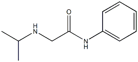 N-phenyl-2-(propan-2-ylamino)acetamide Struktur