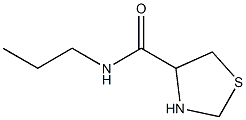 N-propyl-1,3-thiazolidine-4-carboxamide Struktur