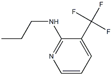 N-propyl-3-(trifluoromethyl)pyridin-2-amine Struktur