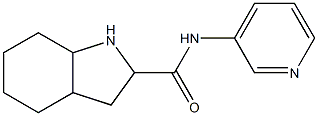 N-pyridin-3-yloctahydro-1H-indole-2-carboxamide Struktur