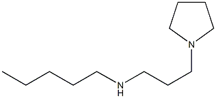 pentyl[3-(pyrrolidin-1-yl)propyl]amine Struktur