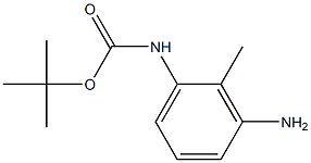 tert-butyl 3-amino-2-methylphenylcarbamate Struktur