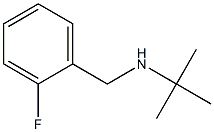 tert-butyl[(2-fluorophenyl)methyl]amine Struktur