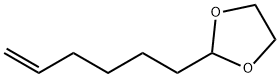 1,3-Dioxolane,  2-(5-hexen-1-yl)- Struktur