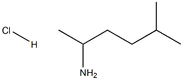 2-Amino-5-methylhexane hydrochloride Struktur