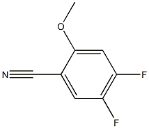 2-methoxy-4,5-difluorobenzonitrile Struktur