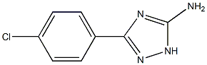 3-(4-chlorophenyl)-1H-1,2,4-triazol-5-ylamine Struktur