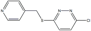 3-chloro-6-[(4-pyridinylmethyl)sulfanyl]pyridazine Struktur